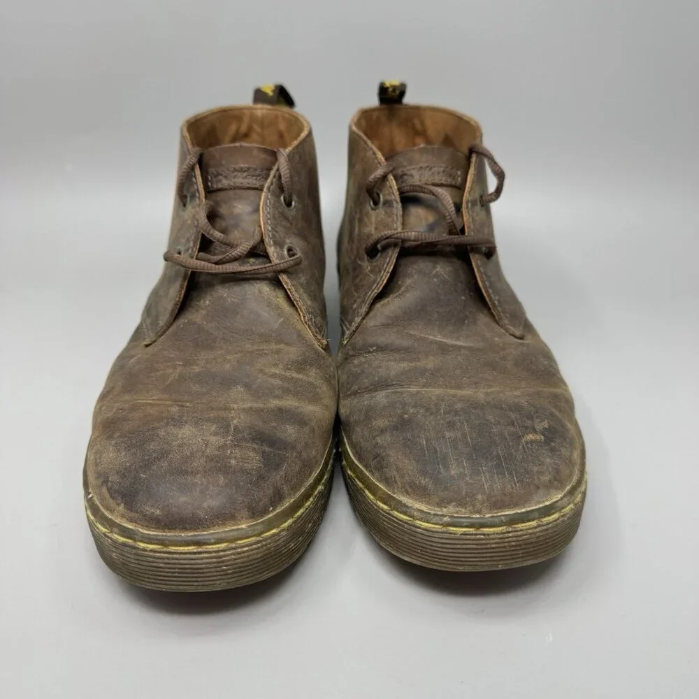 Doc Martens Cabrillo Brown Leather Chukka Ankle Boots Men's Size US 12